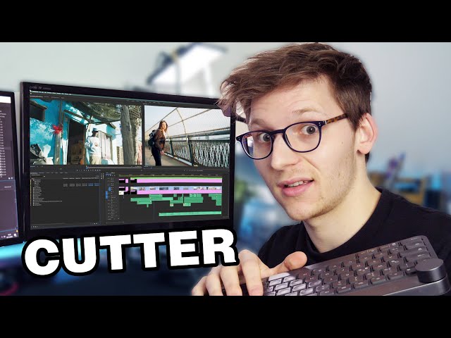 Ich arbeite als Cutter für einen kleinen YouTuber