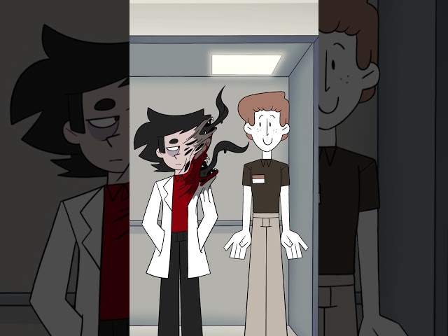 'Offgoofs' mini: Grim Meets an Intern #animation #cartoon #theoffshoot #scp #scpfoundation