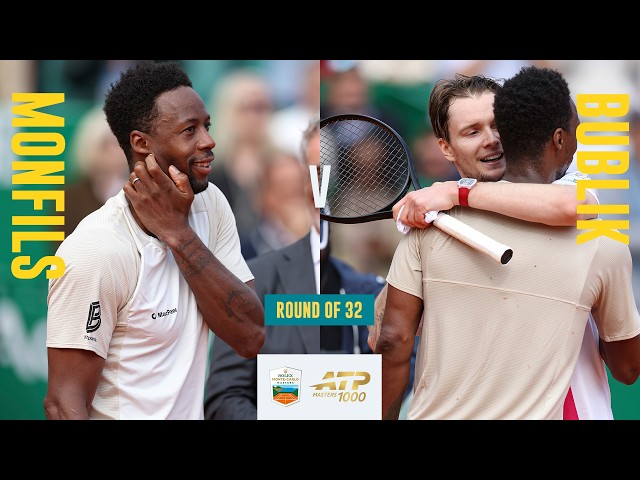 Highlights des Spiels Gaël Monfils gegen Alexander Bublik 🥹 | Rolex Monte-Carlo Masters 2026