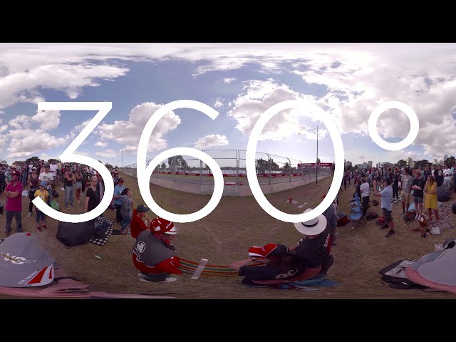 360° VIDEO - 2016 Formula 1 Australian Grand Prix Trackside After Turn 8 (Lauda)