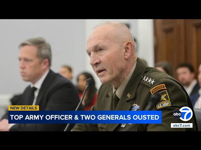 Hegseth ousts Army Chief of Staff Gen. Randy George, 2 other generals