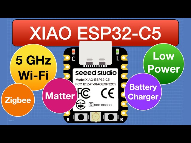 XIAO ESP32-C5 - 5 GHz Wi-Fi IoT Powerhouse