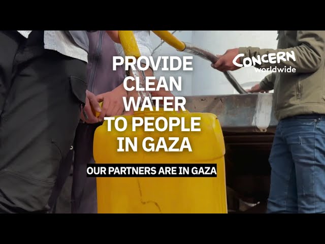 Provide Clean Water To People In Gaza
