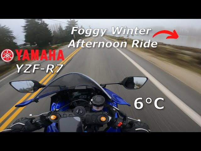 Chill Winter Backroads Ride! | Yamaha R7 (stock exhaust) | Pure Sound | Raw POV | 4K