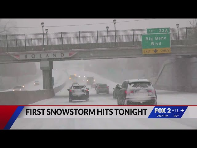 MoDOT cautions drivers as STL braces for first snowstorm