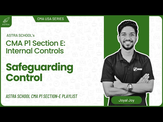 Safeguarding Control P2 | CMA USA | Part 1 | Section E | Malayalam