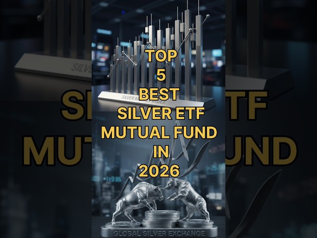 Top 5 Best Silver ETF Mutual funds in 2026 #stockmarket #silver #mutualfunds #etf
