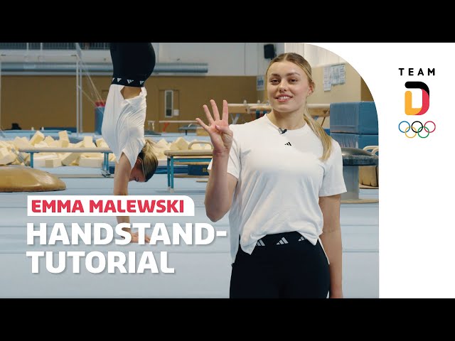 Handstand-Tutorial mit Emma Malewski | Team D trainiert…