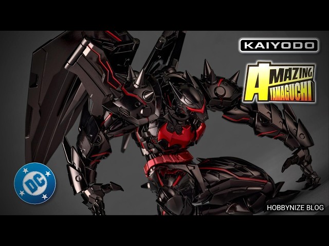AMAZING YAMAGUCHI Revoltech NR116 Hellbat Action Figure / KAIYODO / DC Comics