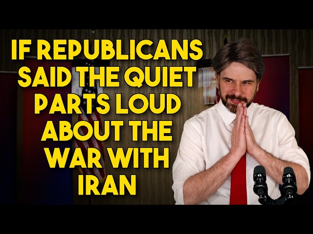If Republicans Said the Quiet Parts Loud About the War with Iran