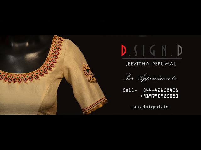 bridal blouse designs from the house of D.Sign.D 1080p