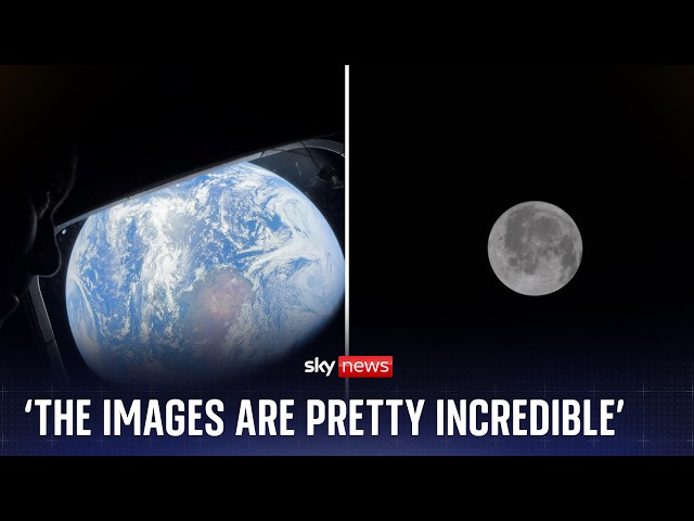 Artemis II crew view features of moon 'never seen with human eyes'