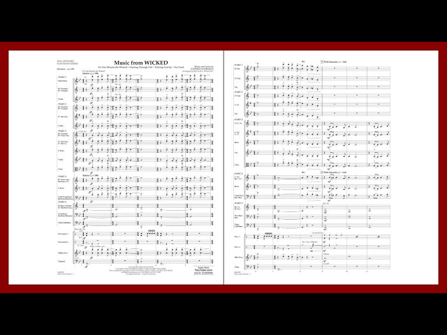Music from Wicked by Stephen Schwartz | Arr. Michael Sweeney | Flex-Band