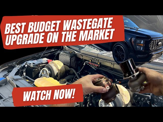 21+ F150 On3 twin turbo waste gate upgrade + exhaust cutouts installed 