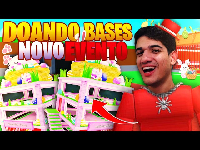DOANDO A NOVA BASE DE PÁSCOA 😱LIVE ROUBE UM BRAINROT AO VIVO