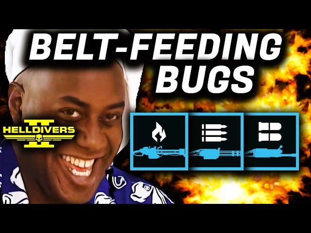 Belt-Feeding Bugs | The Most Unhinged Loadout in Helldivers 2