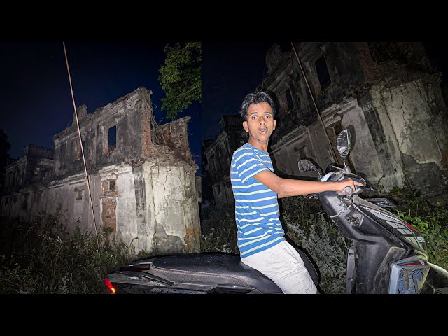 Zeeshan Raat Mai Scooty Se Haunted House Chala Gaya 😱 Real Haunted House 😳