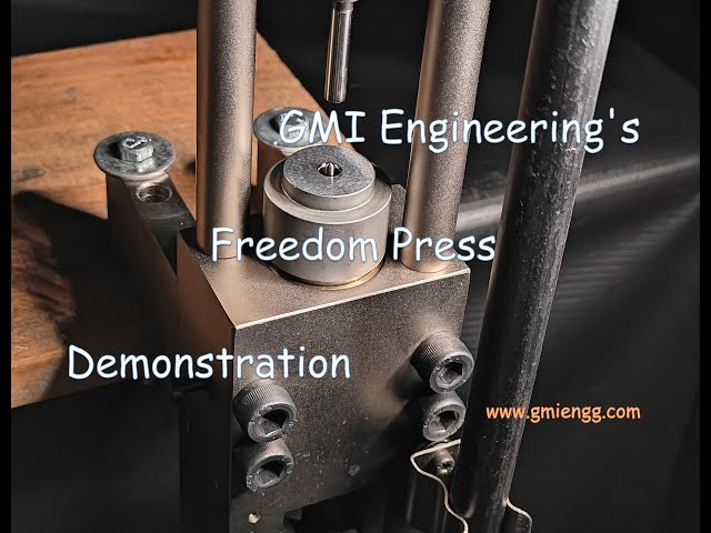 Freedom Press - Mark II - Airgun Slug/ Pellet Swaging Tool - GMI Engineering