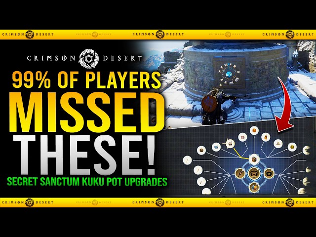 SECRET SANCTUM PUZZLES - INSANE REWARDS / KUKU POT CORE UPGRADES - Crimson Desert - Samctum Puzzles