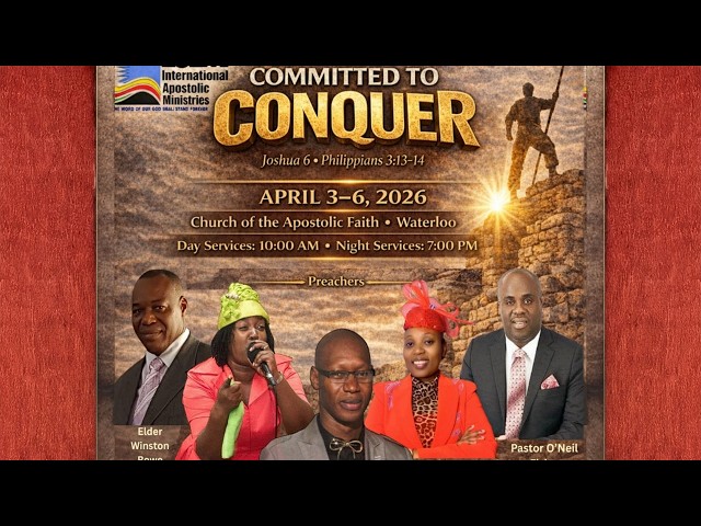 🆕 Ordination Ceremony + Apostle Winston Baker // Monday Night Service // Convocation 2026