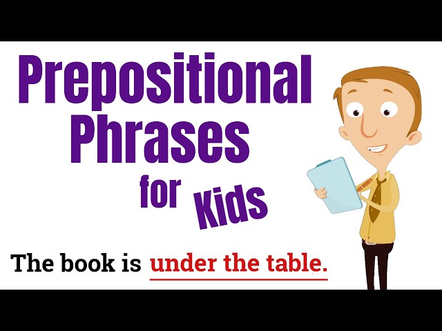Prepositional Phrases for Kids | Grammar Lesson