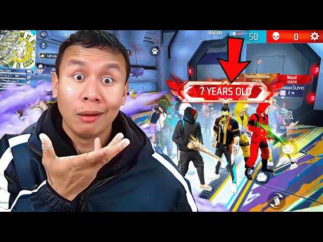 Pro 7 Years Old Golden S01 Lobby vs Tonde Gamer 😱 Free Fire Max