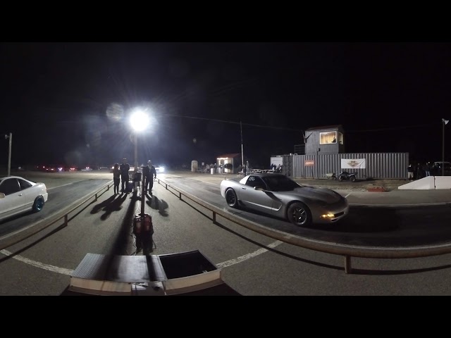 Night races at Snake River Dragway in Gooding Idaho 6k 360 3D VR