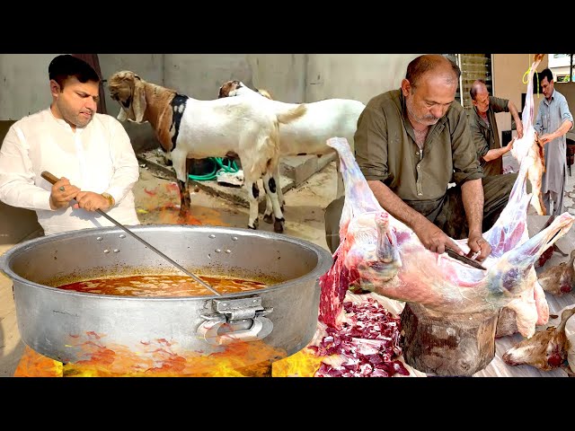 2 FULL GOAT MUTTON GRAVY & MUTTON YAKHNI PULAO | TRADITIONAL MUTTON GRAVY & HYDERABADI PULAO RECIPE
