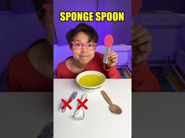 Let's test the spoons! Which one is the best? #kids #fun