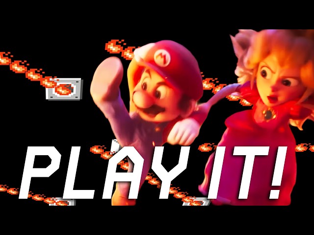 PLAY the Mario Galaxy Movie's Mario Maker Scene for YOURSELF!