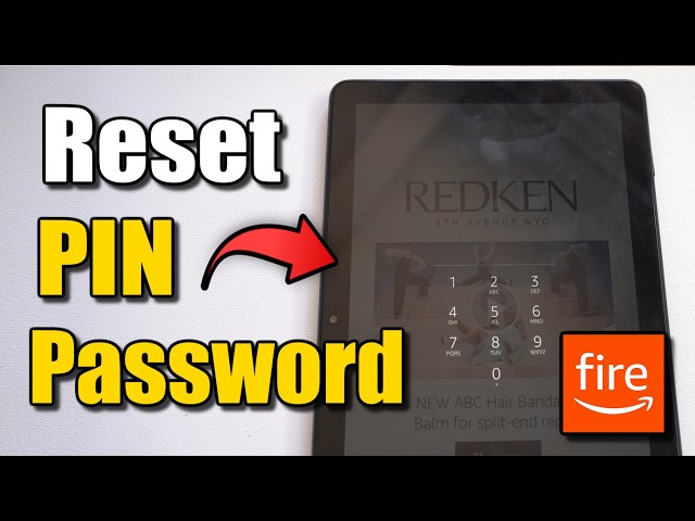 How to RESET if you Forgot PIN or Password on FIRE HD Tablet (Best Method)