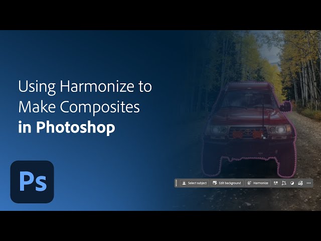 How to Use Harmonize to Blend Photos Seamlessly | Adobe Photoshop