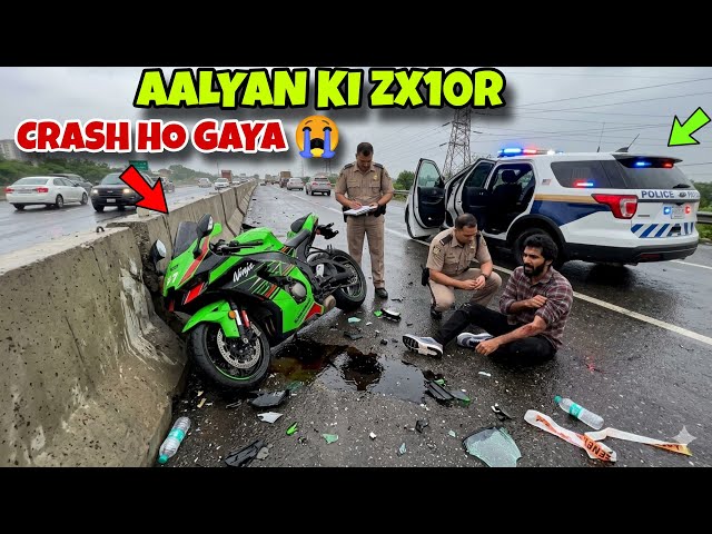 Crashed Aalyan Zx10r😡💔 @aalyanvlogs1299 angry