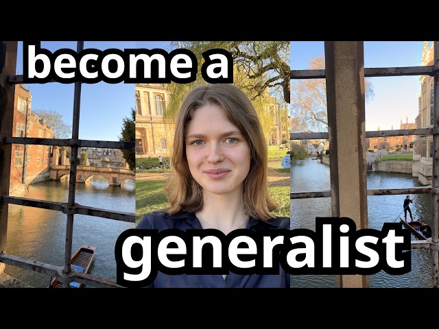 welcome to the age of the generalist. don't get left behind