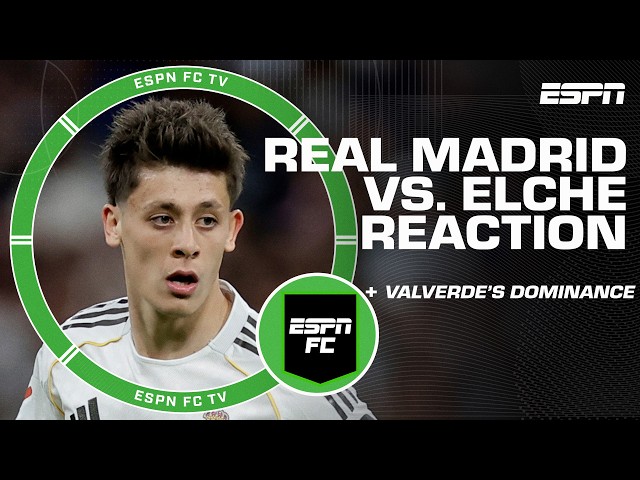 Luis Garcia credits Real Madrid's younger players in win vs. Elche 👏 | ESPN FC