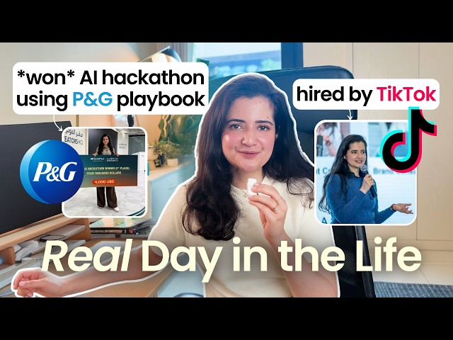 Day in the Life as a Brand Manager | playbook I used to win AI Hackathon + get hired by TikTok 👀