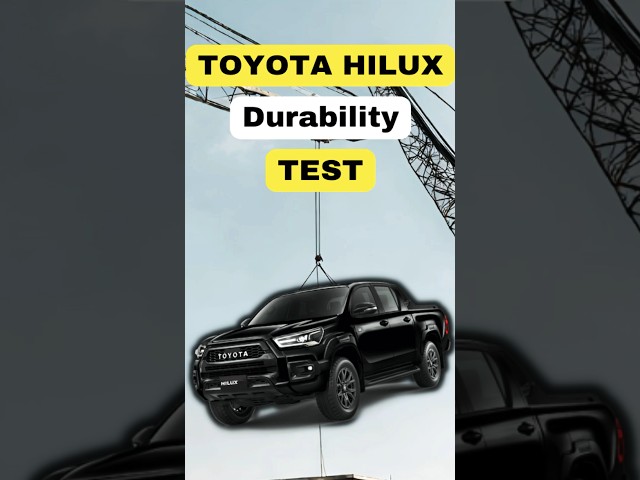 Toyota Hilux durability test 🤔🚘 #shorts #toyota #suv
