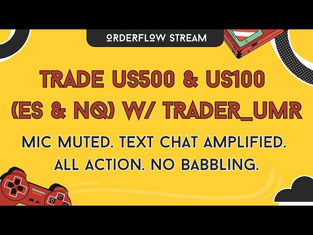 ✨[Apr 8] Trade ES & NQ Live w/ trader_umr | Footprint, Heatmap & Audio alerts