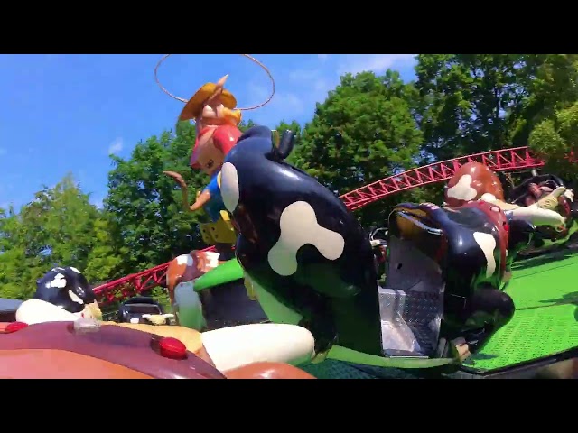 Westernrodeo (Breakdance) - Onride (POV) - 4K - Freizeitpark Plohn 2023