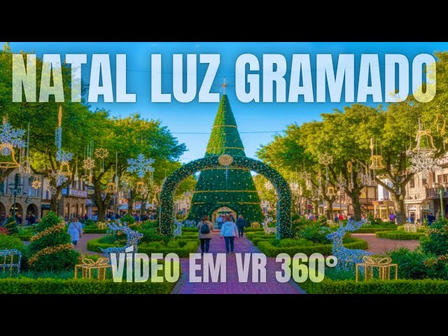 Gramado RS... Natal Luz in Cidade Gramado RS, Rio Grande do Sul, Brazil walking tour