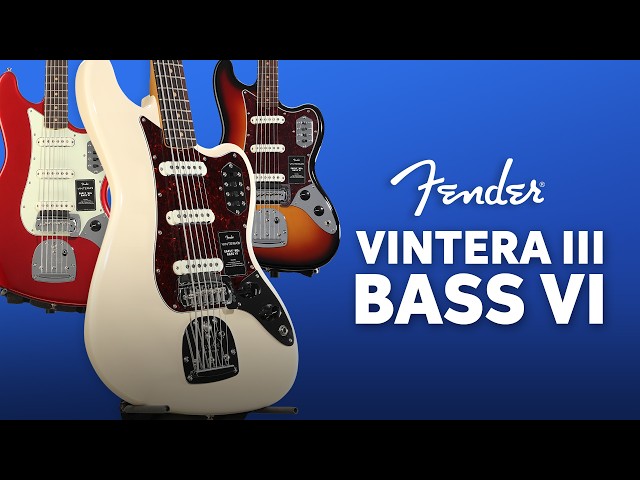 Fender Vintera III Bass VI Demo