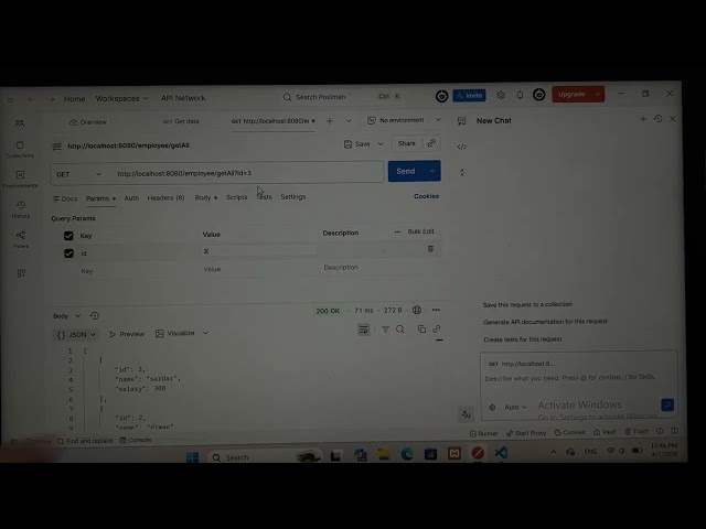 Spring Boot Project : (Post ,Get , Put,Delete) ,@PathParam , @RequestBody (Part-2)