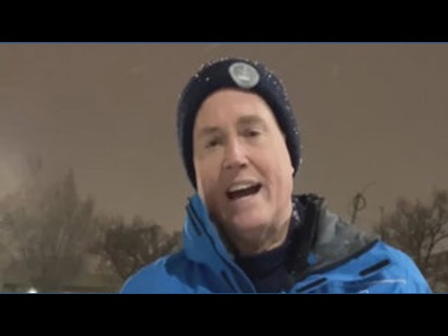 Saturday night snow update in Indianapolis