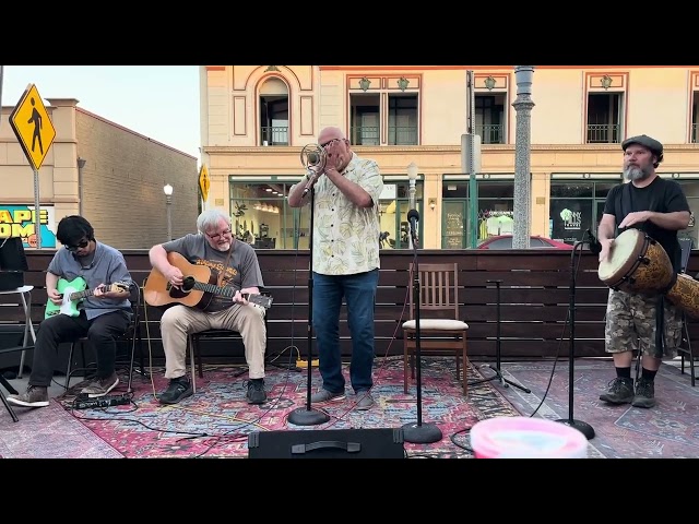 Porter Blues (Ted original)--Theodore and The Stevedores Band, The Night Owl Coffee, Fullerton CA