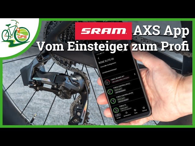 SRAM AXS App 📱 Schaltung konfigurieren, Tasten einstellen, MicroAdjust & Co erklärt
