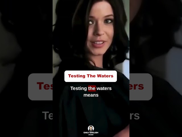 Learn English with Lisa | What Does “Testing the wates” Mean?