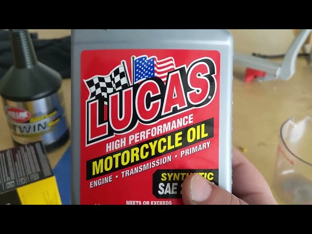 Changing oil on a 2020 Harley-Davidson Street Glide.