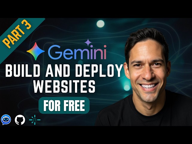 How I Build Real Websites for Free Using Google AI Studio – Part 3 (AI Chatbot + GitHub + Fixes)