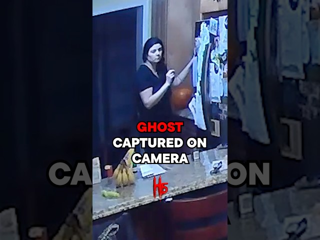 GHOST Captured on camera!? 😱 #scary #shorts #ghost