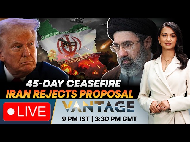 US Iran War LIVE: Iran Rejects Ceasefire Proposal as Trump Warns Of Hell | Vantage on Firstpost|N18G